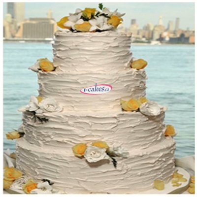 Seabreeze Buttercream Wedding Cake From Irresistible Cakes
