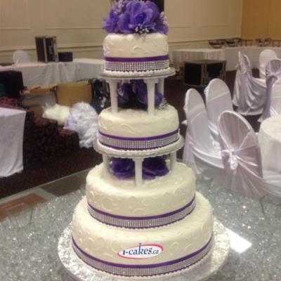 Caroline Pillers 4 Tier Wedding Cake From Irresistible Cakes