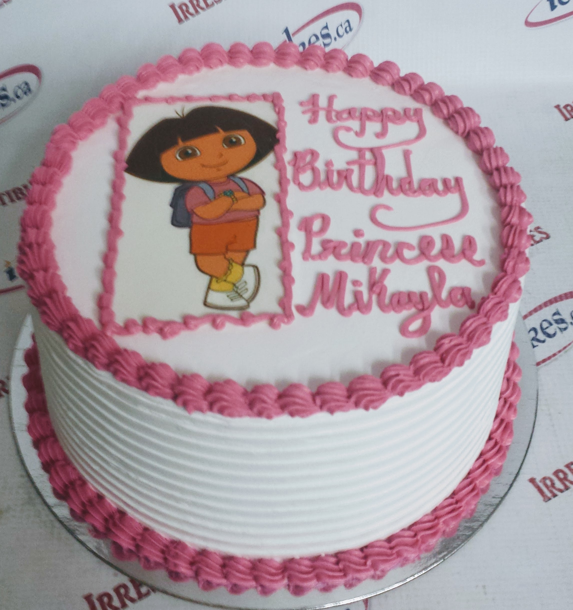 How to Make Dora the Explorer Birthday Cake - YouTube