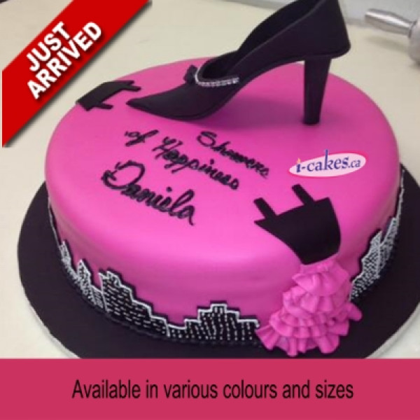 Fashion Shoe Bridal Shower Cake