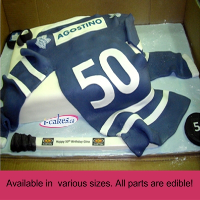 Maple Leafs Sports Jersey, Hockey Players Cake For Man/Woman/Boy/Girl