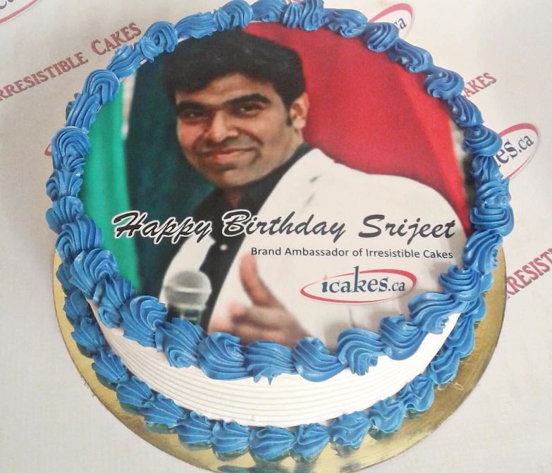 Srijeet Brand Ambassador Of Irresistible Cakes Photo Picture Full Face Picture Buttercream Man Boy Birthday Cake