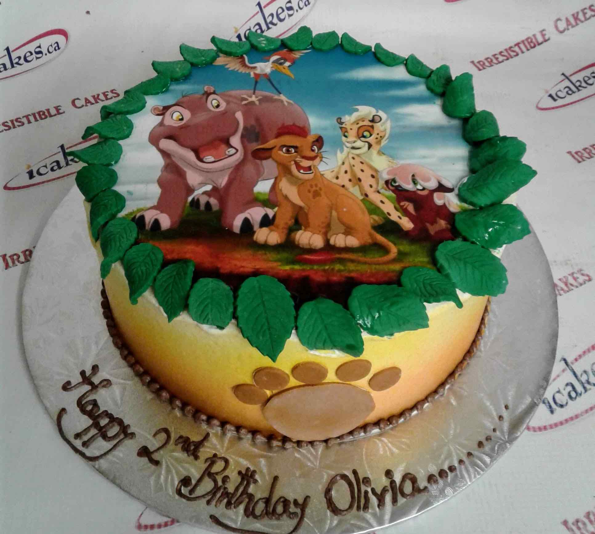 Lion King Fondant Cake Delivery in Delhi NCR - ₹2,349.00 Cake Express