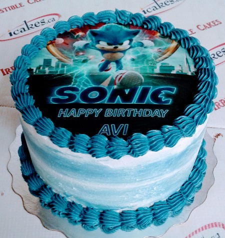 Sonic Male Cake - Rheds Indulgence - Exclusive cake loaves, cake slices,  bespoke cakes, kiddies' cakes, and more