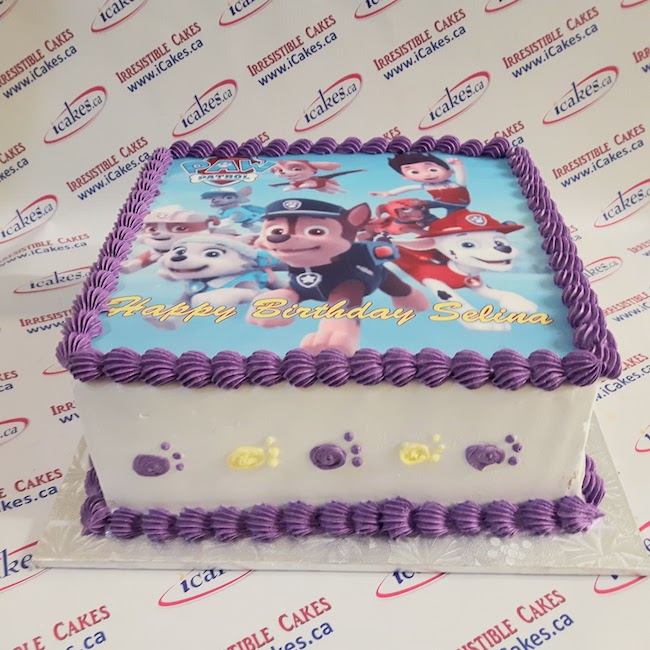 Paw Patrol Character Layer Cake - Classy Girl Cupcakes