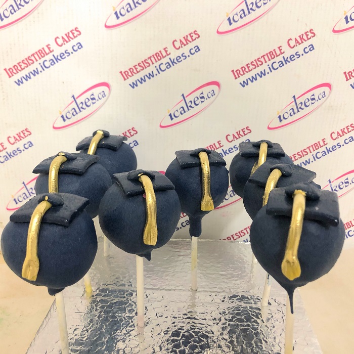 Graduation Hat cake pops from Toronto