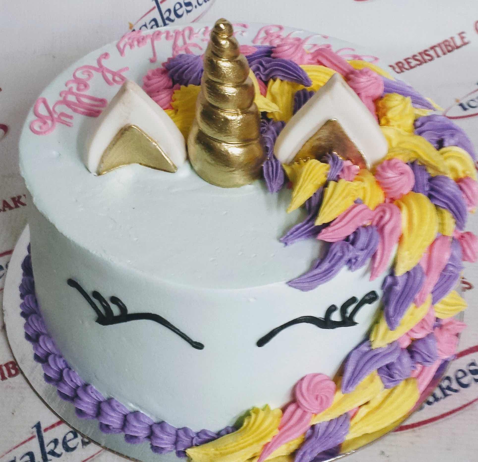 Order Unicorn 1st B'day Kids Cake Online, Price Rs.4295 | FlowerAura