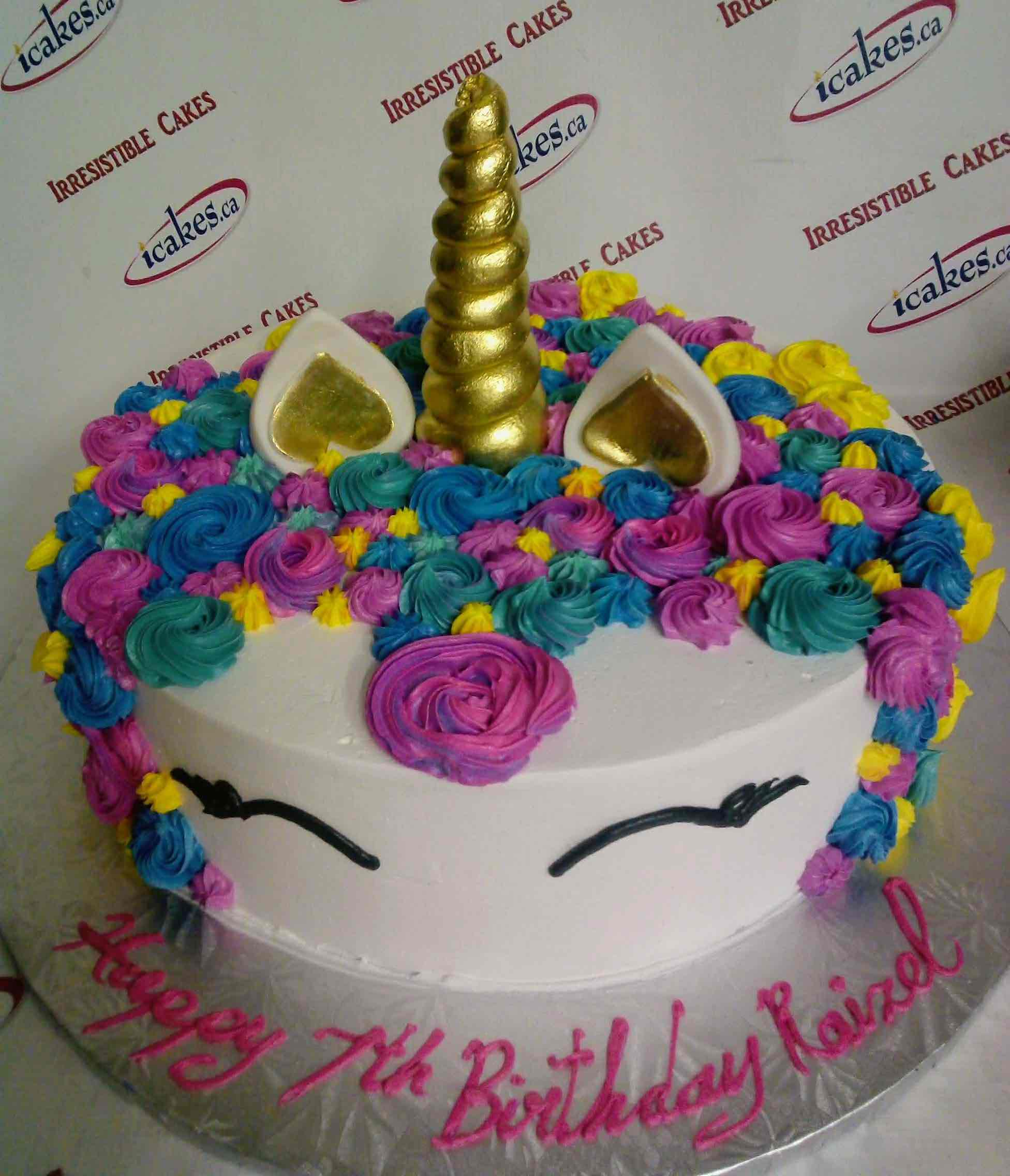 Order Online Rainbow Unicorn Cake | Blissmygift