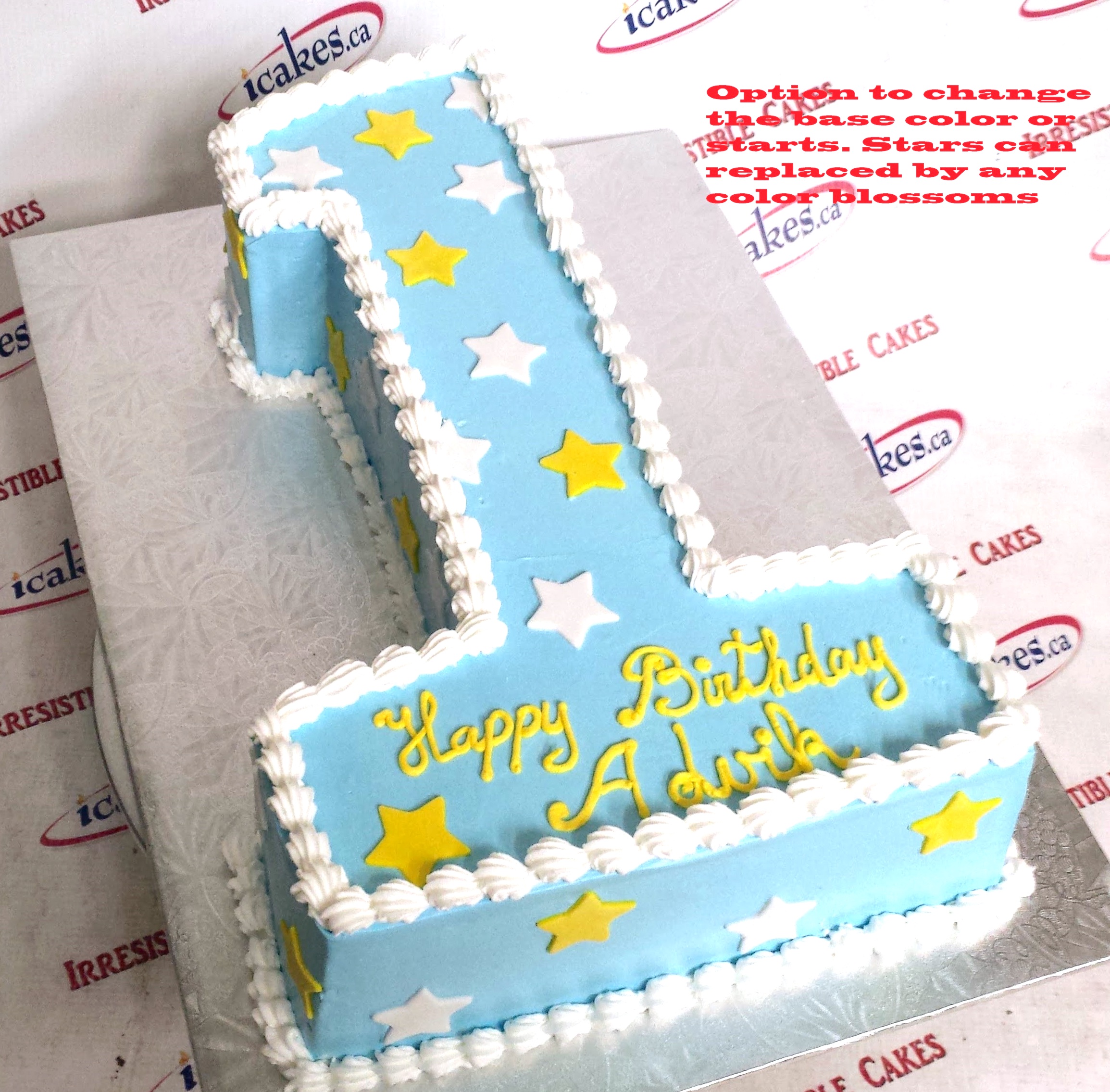 No. 1 Shaped cake with lovely butterflies - Picture of Cakes & Treats,  Tiruchirappalli - Tripadvisor