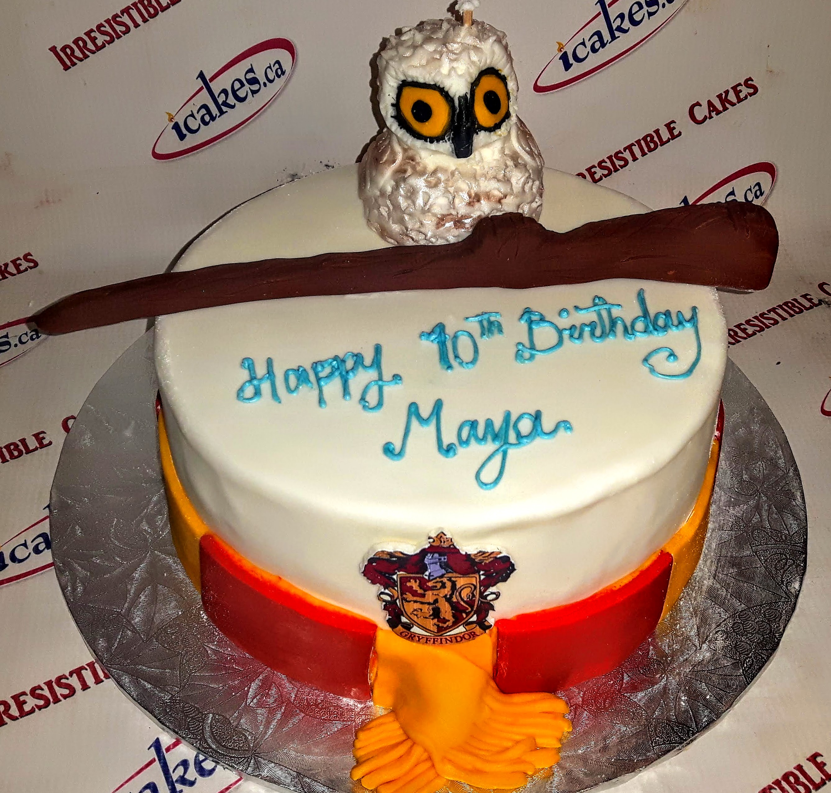 Harry Potter Special Maflar Owl Birthday Birthday Cake