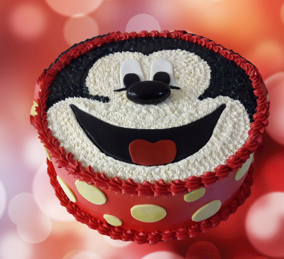 Mickey Mouse Minnie Mouse Round Special Boy Girl Birthday Cake Scarborough