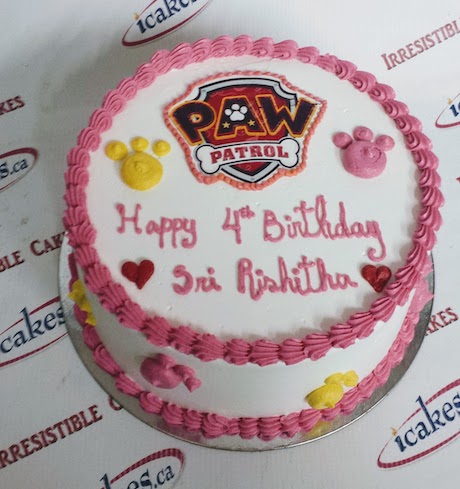 Skye Paw Patrol Birthday Cake - YouTube