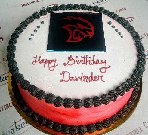 Porsche, Dodge Car Logo, Buttercream Birthday Cake For Man